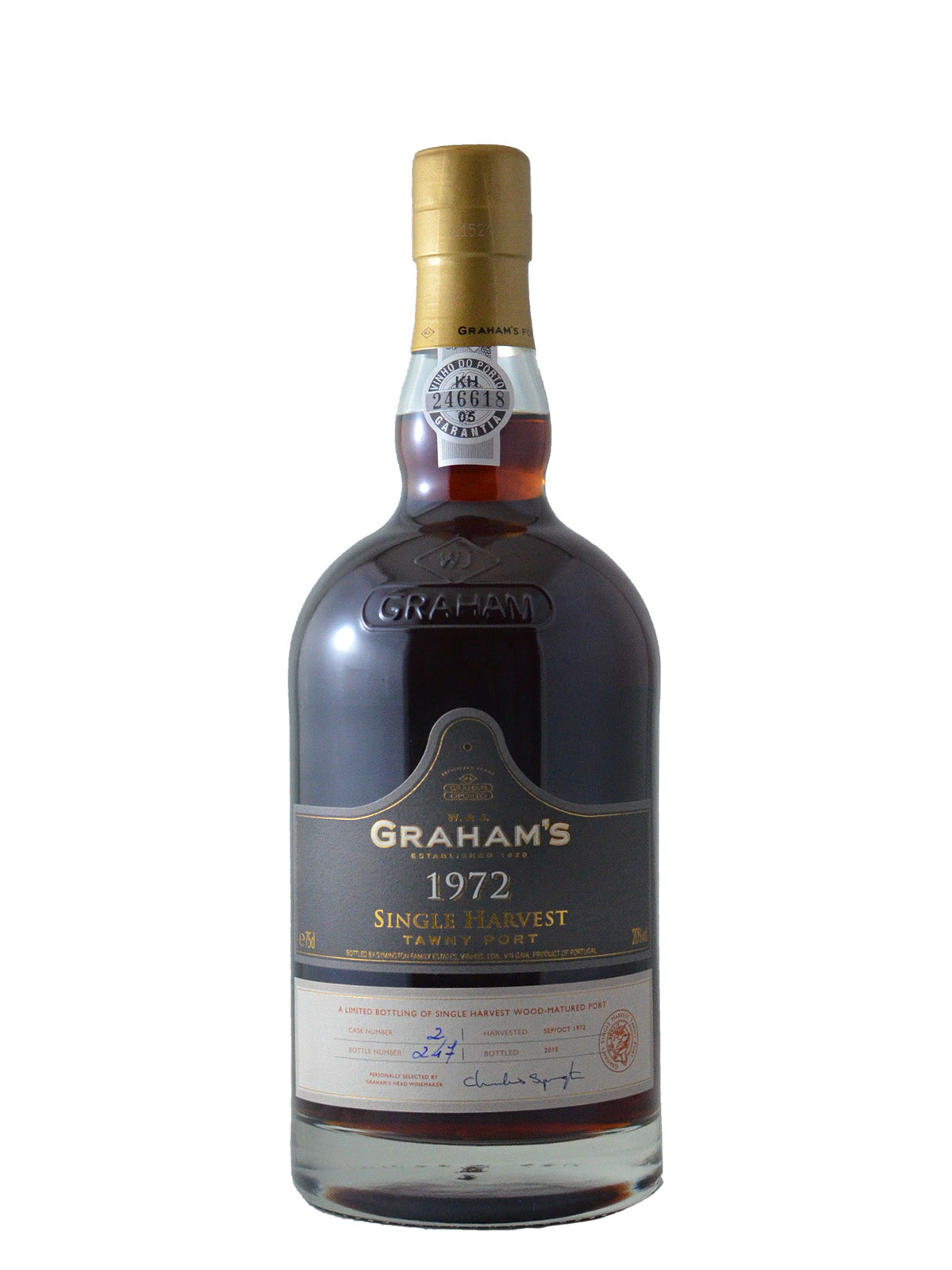 Graham's 1972 'Single Harvest' Tawny Port