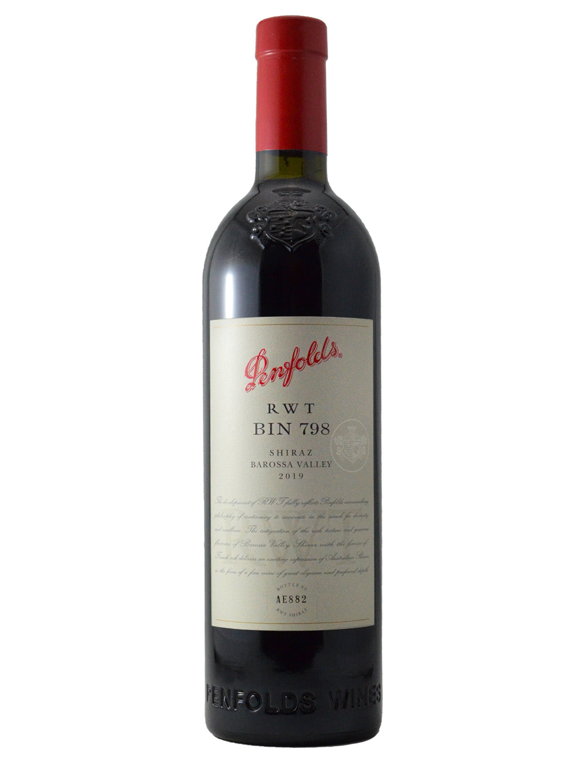 Penfolds 'RWT Bin 798' Barossa Valley Shiraz 2019