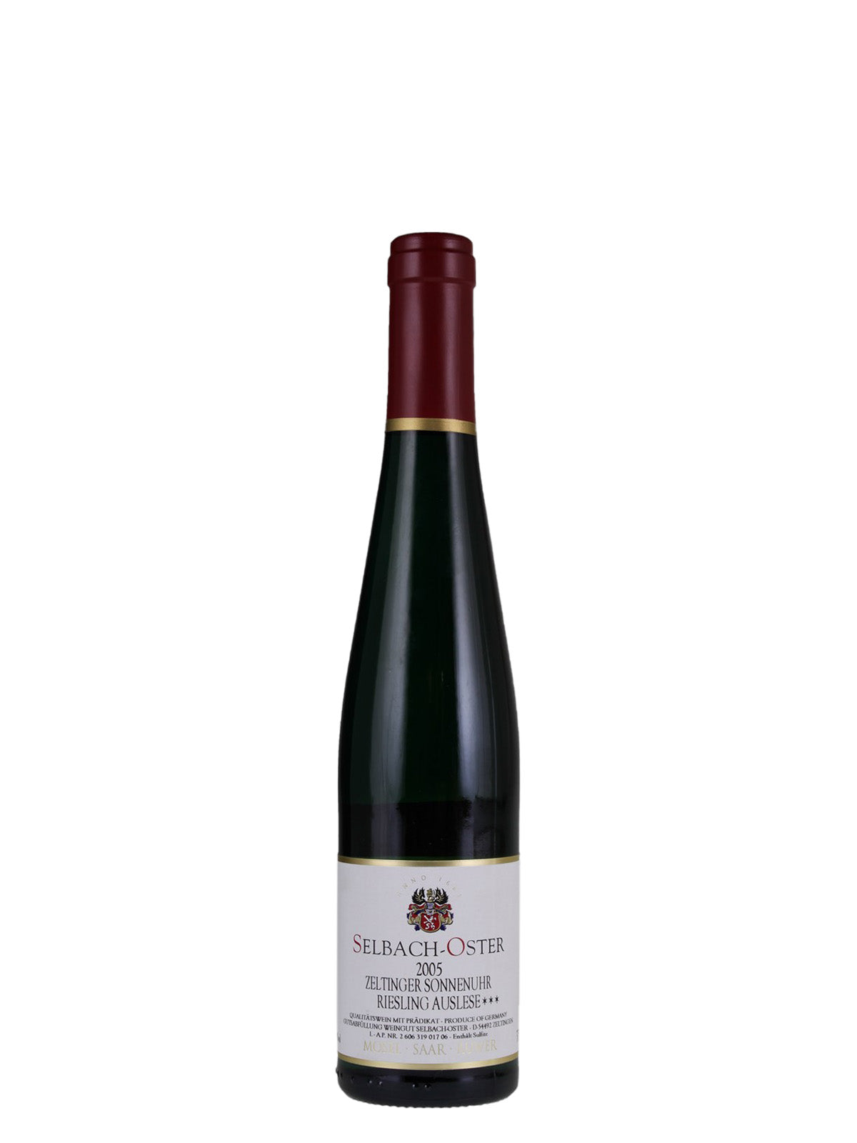 Selbach-Oster Zeltinger Sonnenuhr Riesling Beerenauslese 2005