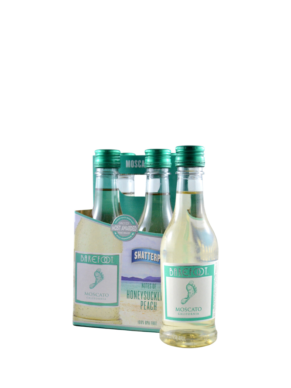 Barefoot Moscato minis 187ml 4pack Kenaston Wine Market