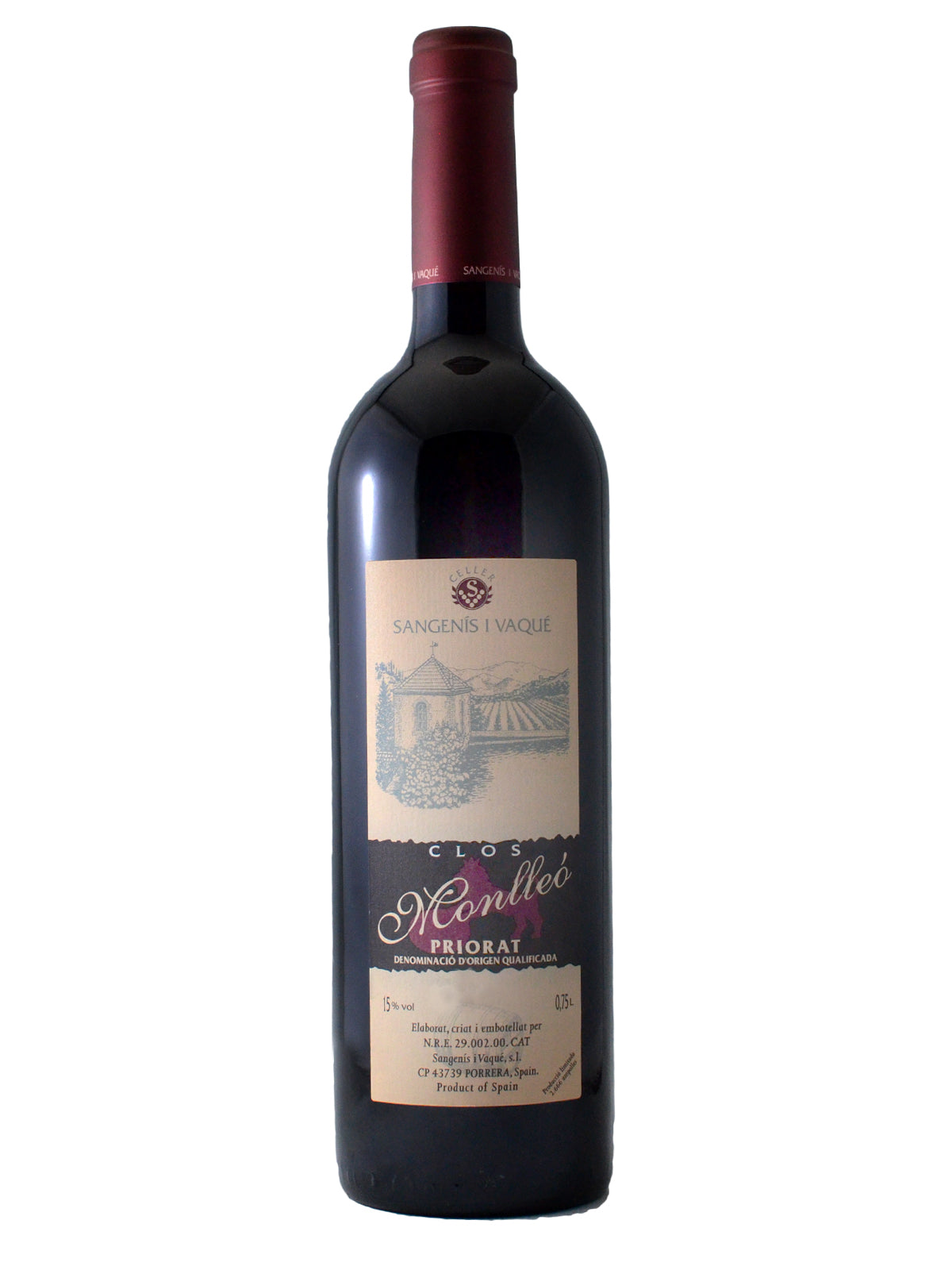 Clos Monlleo Sangenis Vaque 2007 Priorat