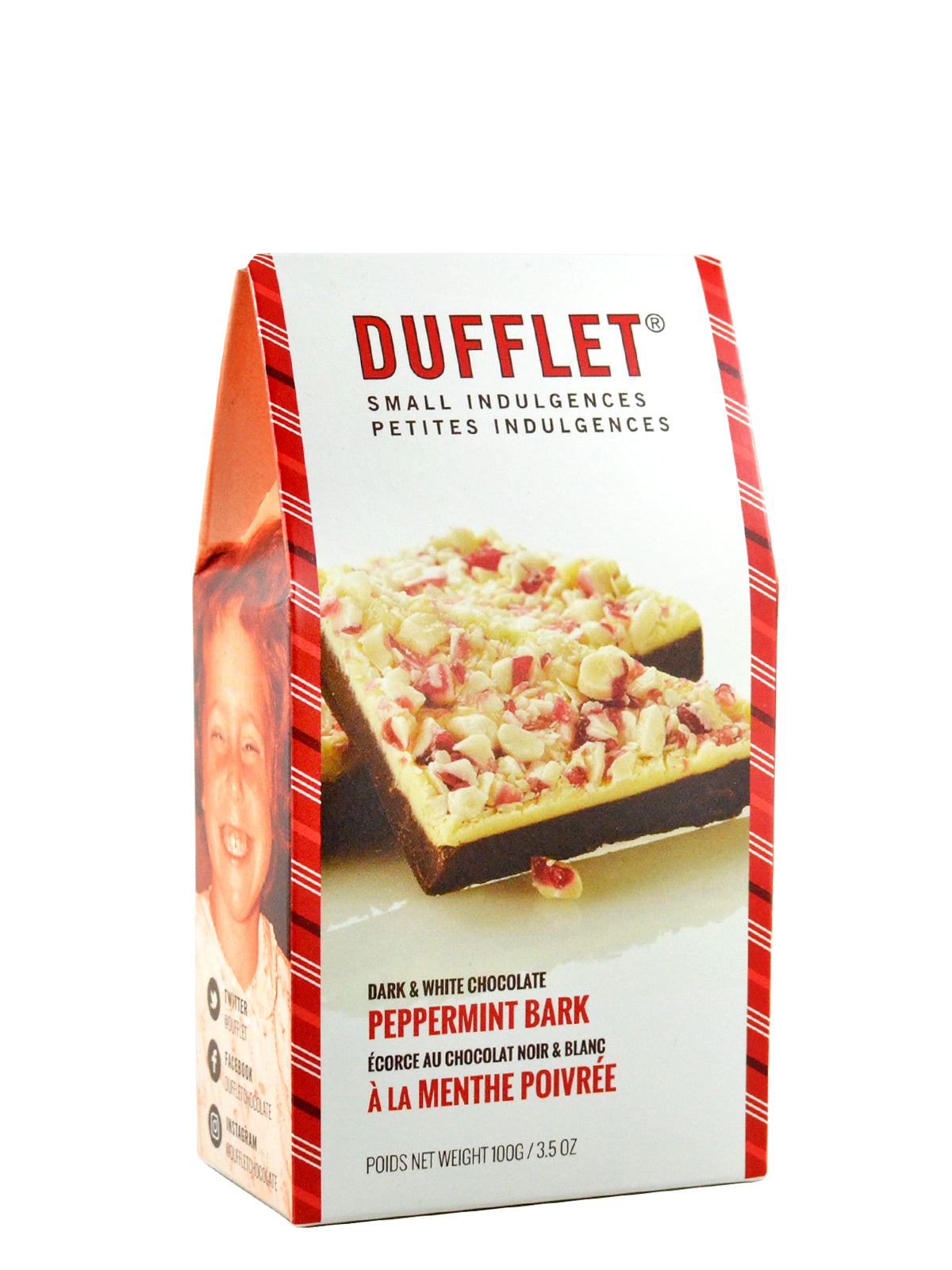 Dufflet Peppermint Bark 100g