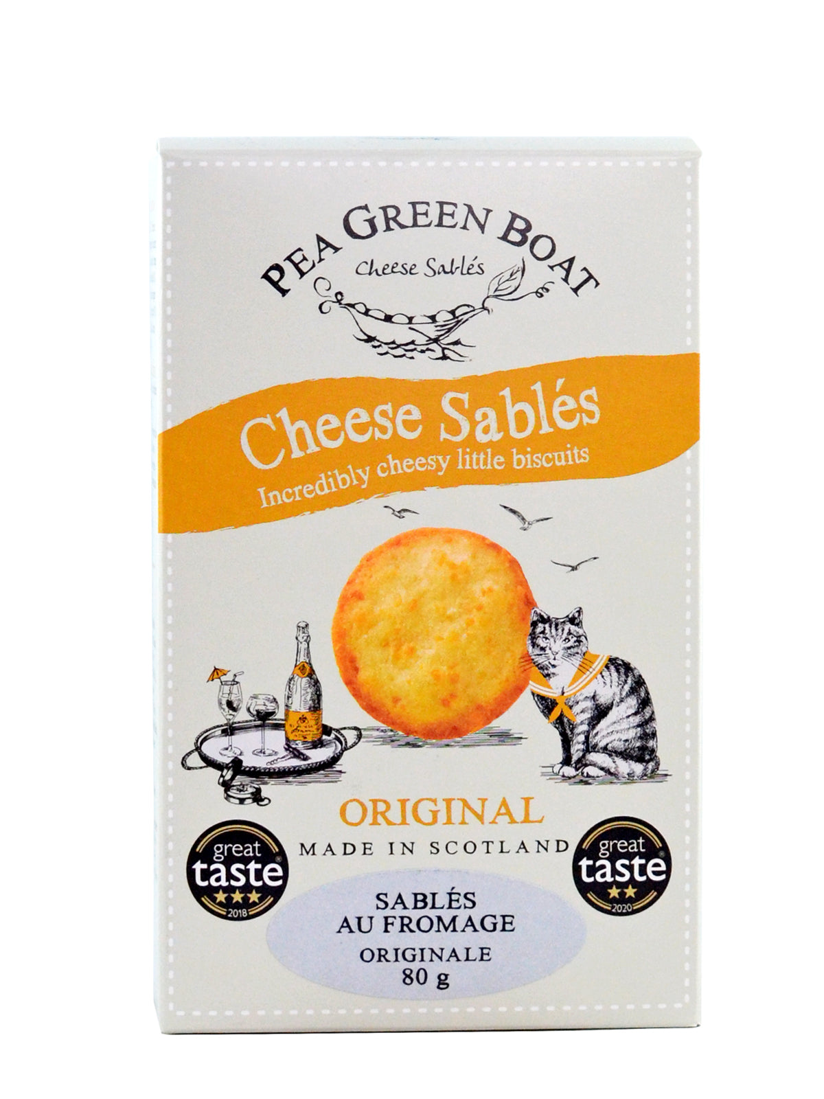 Pea Green Boat Cheese Biscuits