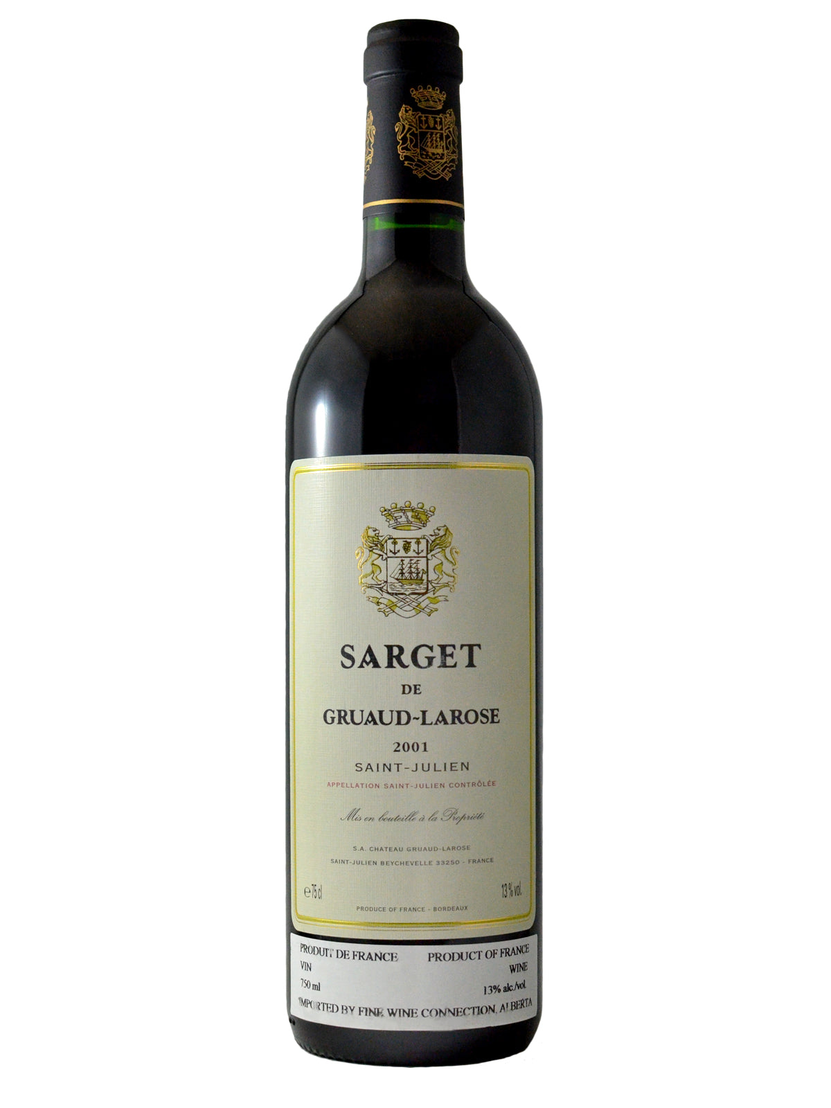 Château Gruaud-Larose Saint-Julien 2001