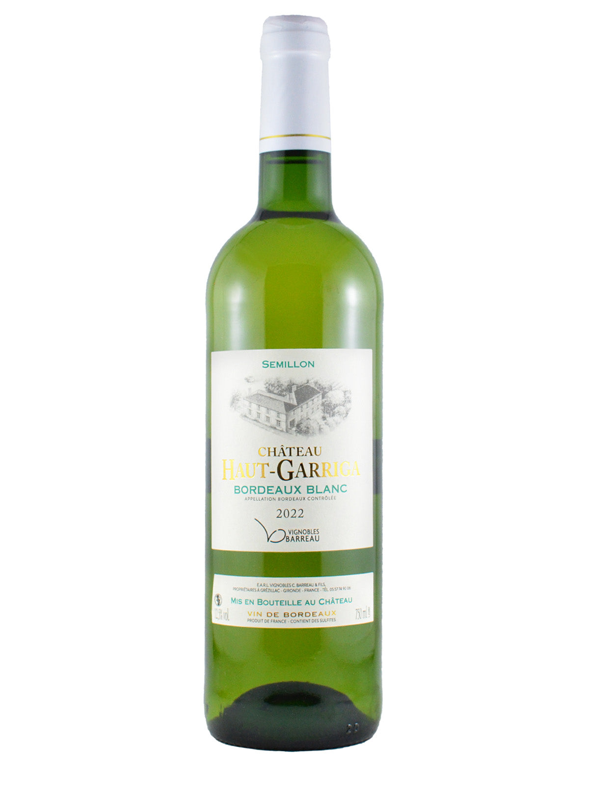 Chateau Haut-Garriga Blanc Bordeaux