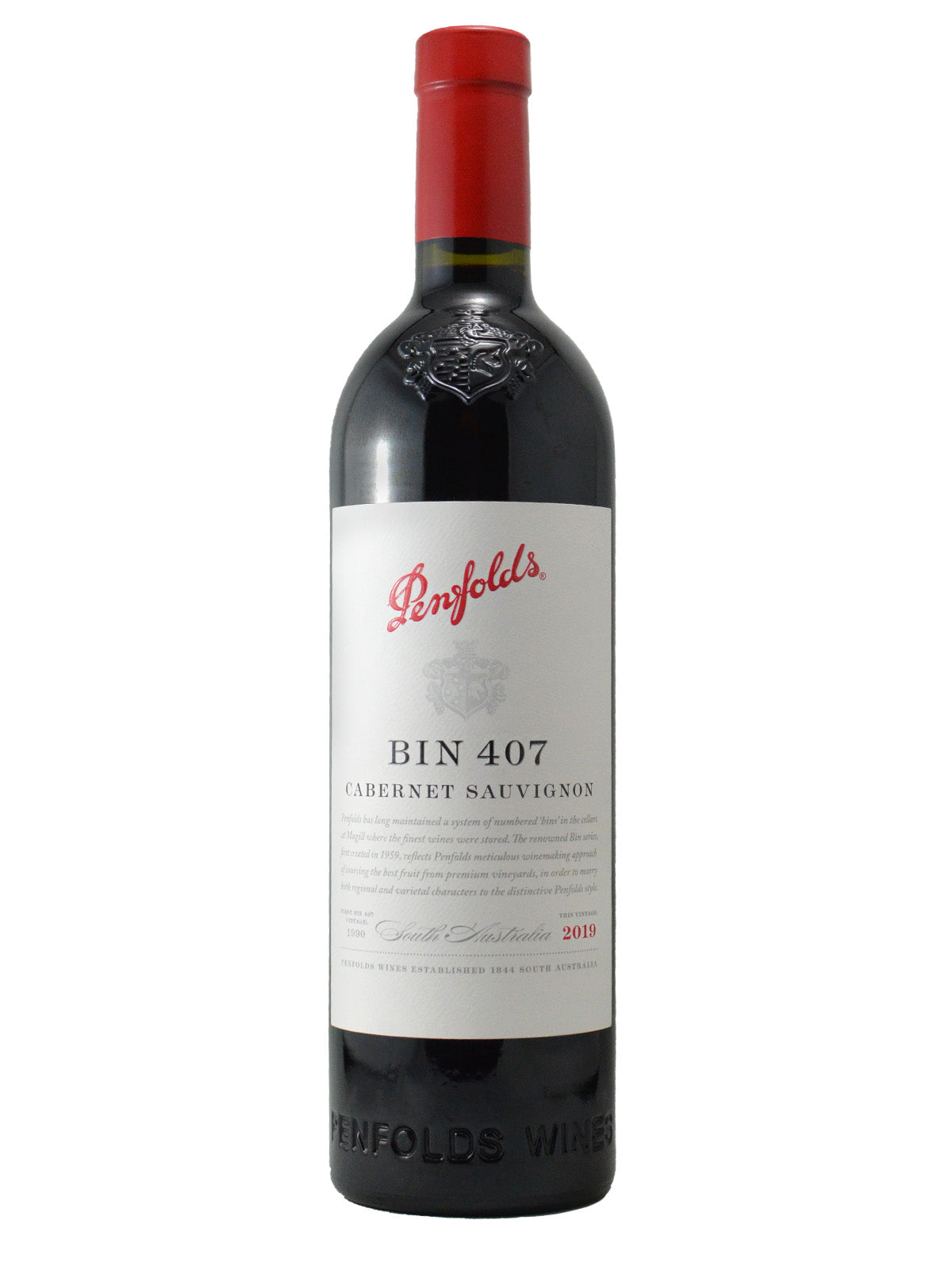 Penfolds BIN 407 Cabernet Sauvignon 2019