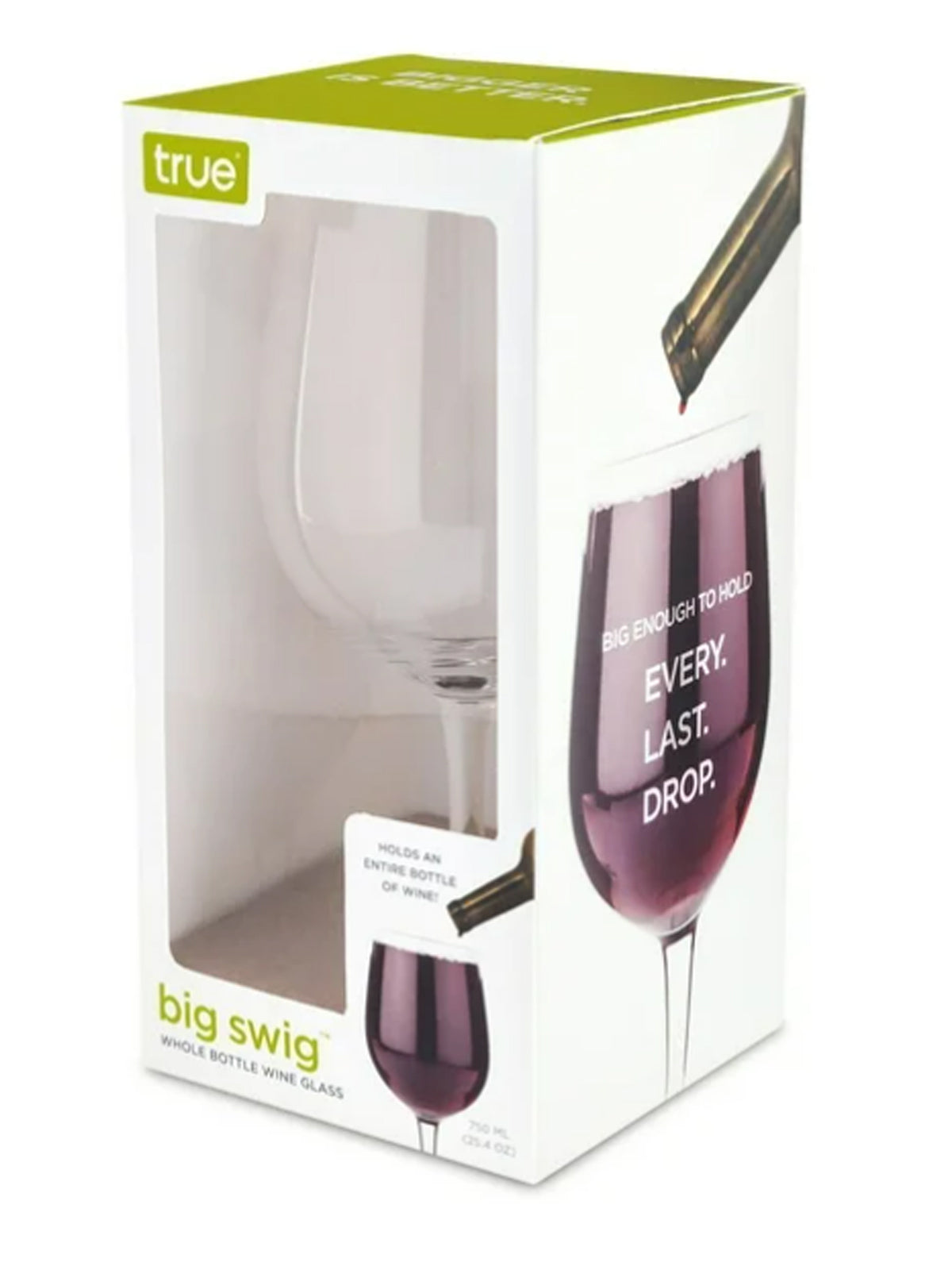 True Fabrications Big Swig Wine Glass