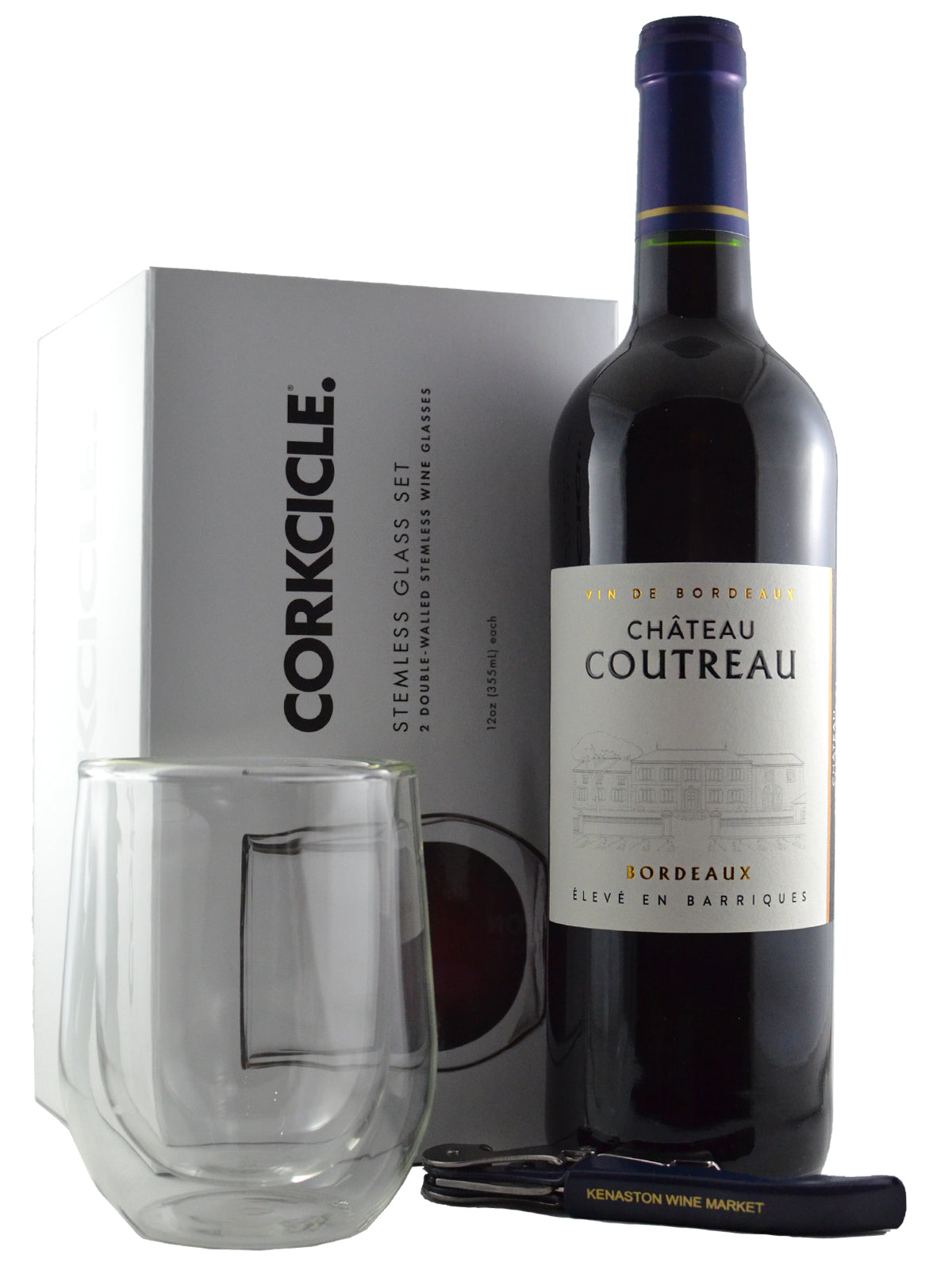 Chateau Coutreau and Corksicle Gift Set