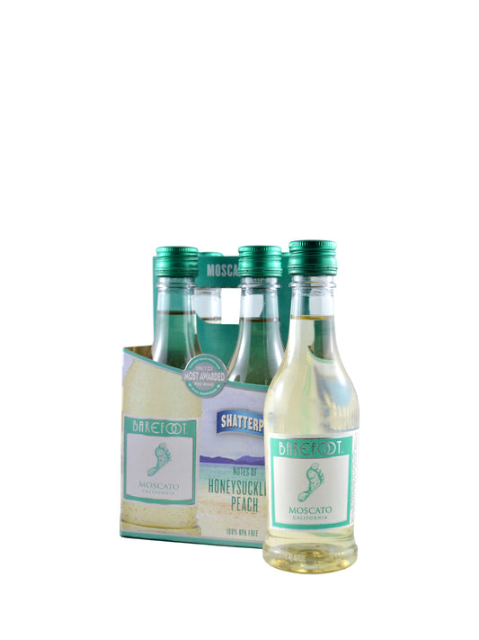 Barefoot Moscato minis 187ml 4-pack