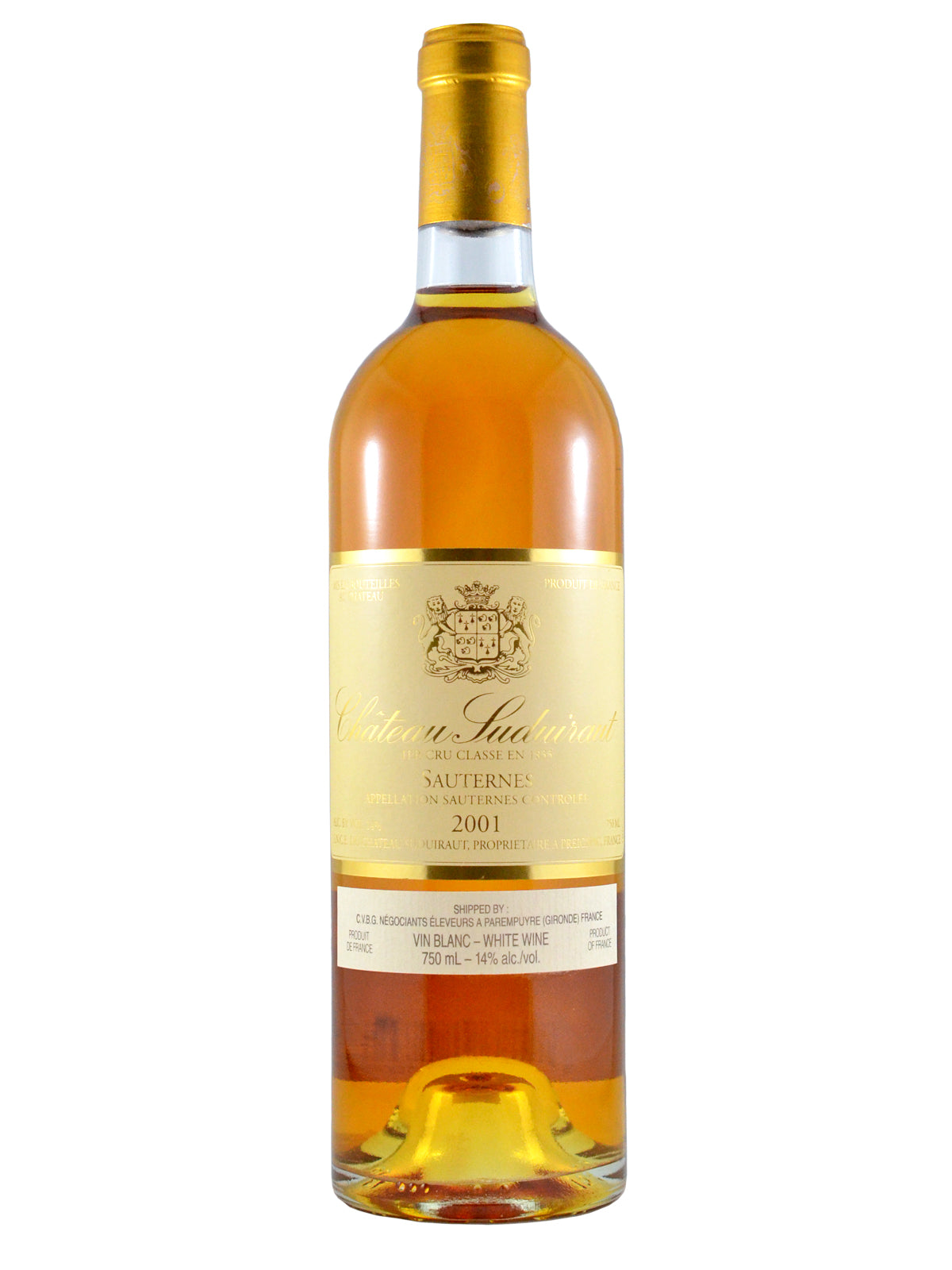 Château Suduiraut Sauternes 2001