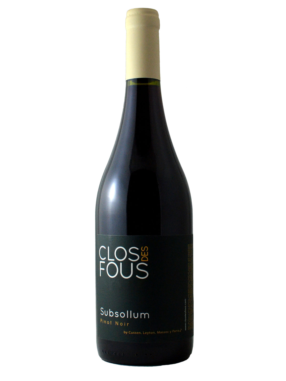 Clos des Fous, Subsollum Pinot Noir