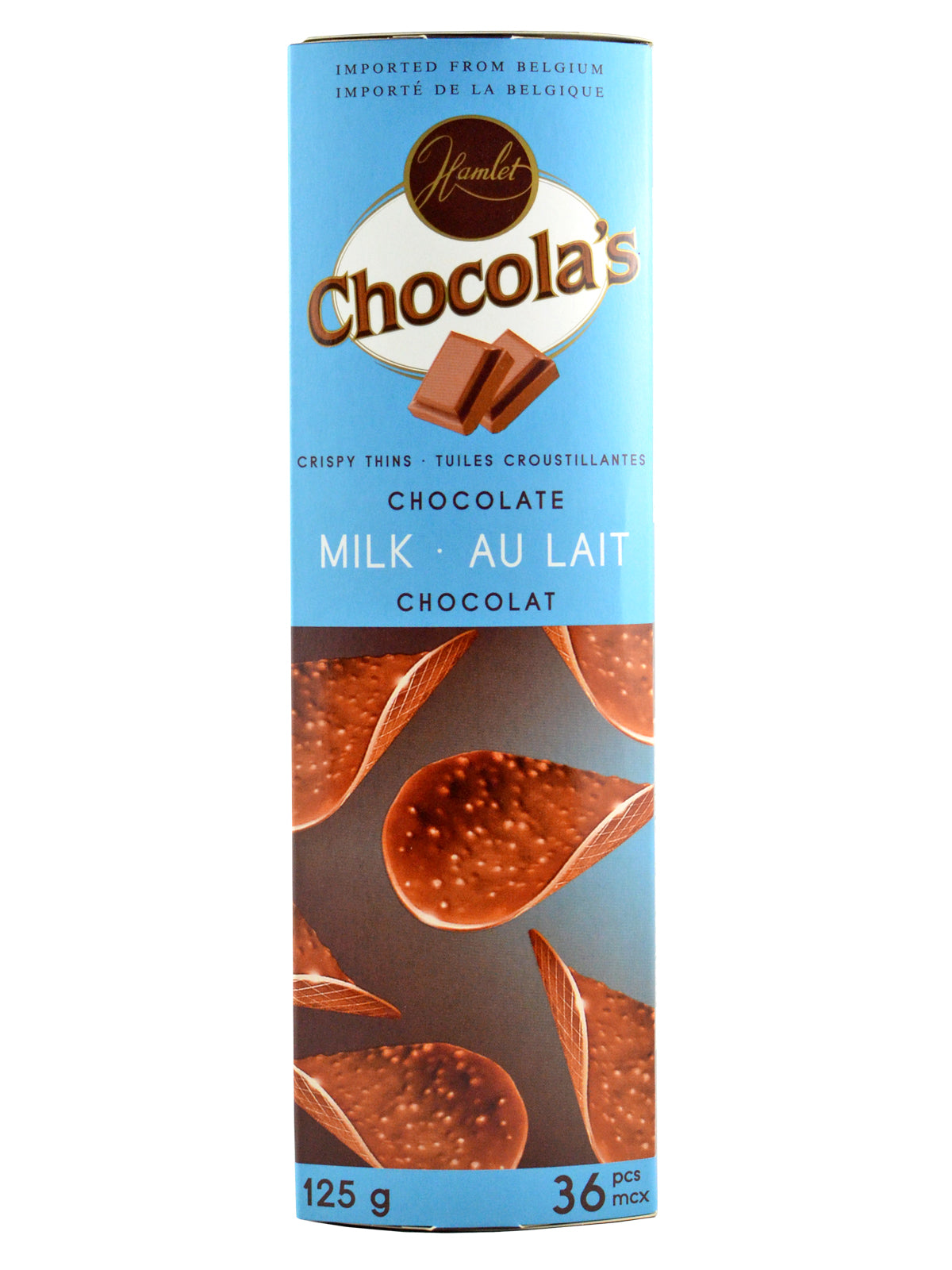 Chocola's Belgian Chocolate Crispy Thins 125g